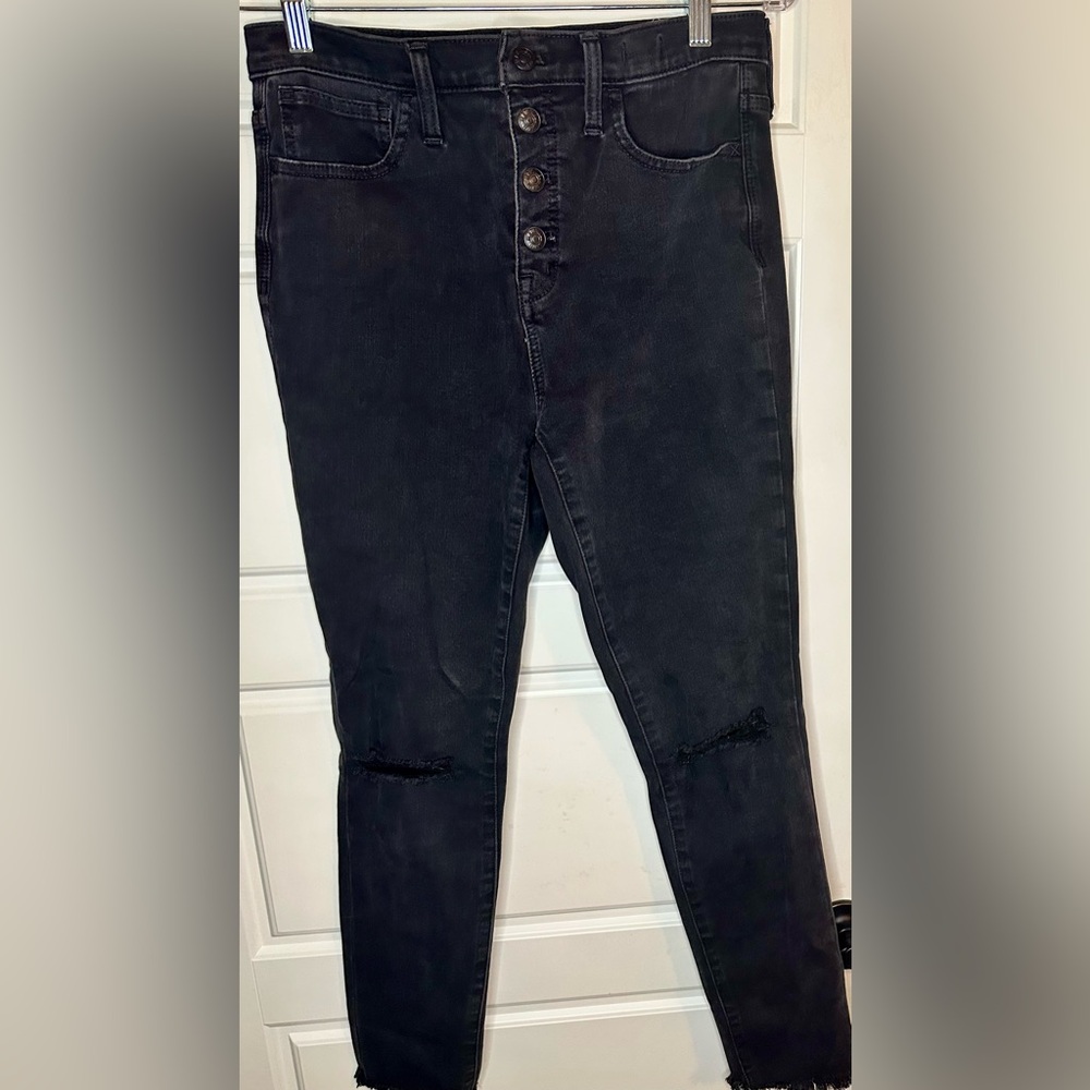 Madewell Women's Black Skinny Jeans